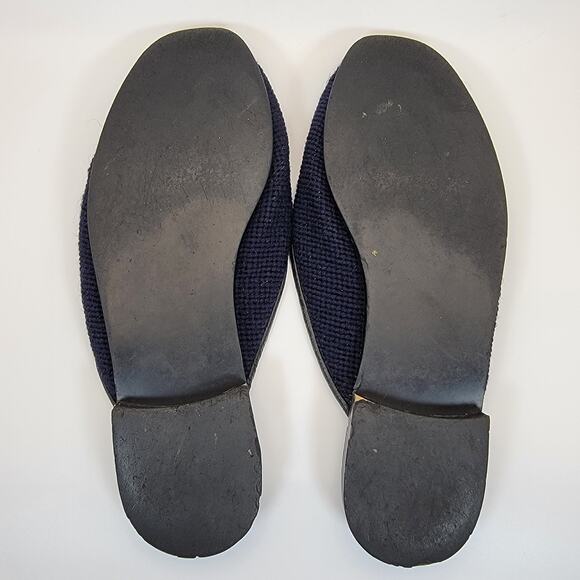 The Larkspur Collection Mules Slip On Shoes American Flag Needlepoint Sz 7-7.5 - Picture 5 of 6